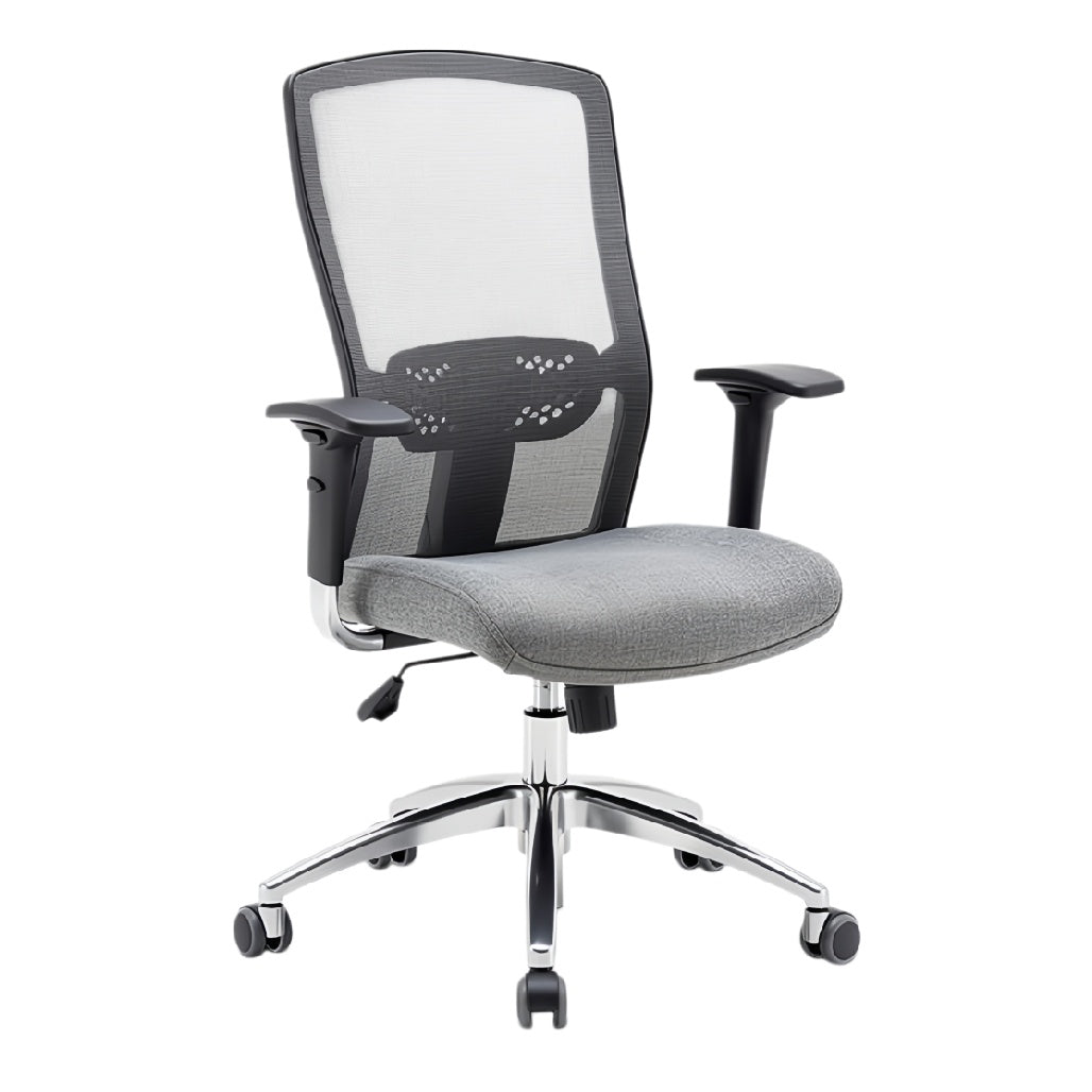 Ergonomische bureaustoel met mesh rugleuning en verstelbare armleuningen